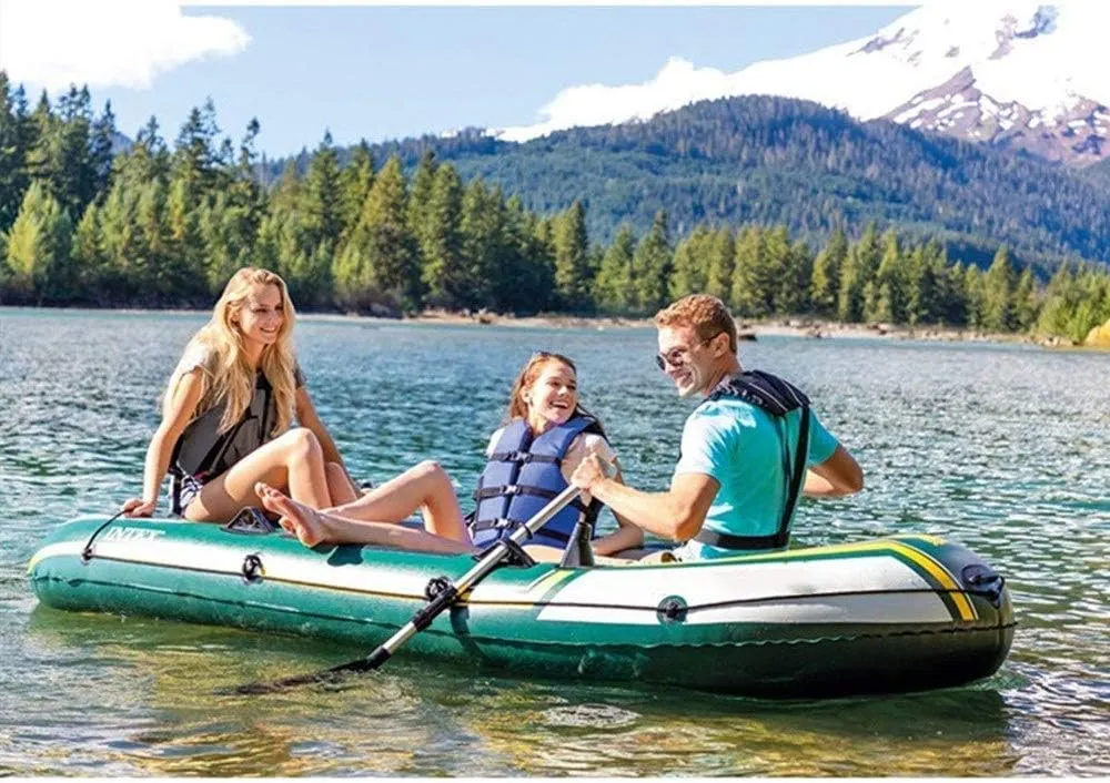 Inflatable Kayak,Three-Person Inflatable Boat, Kayak, Rubber Boat, Inflatable Thickening, Outdoor Inflatable Fishing Boat