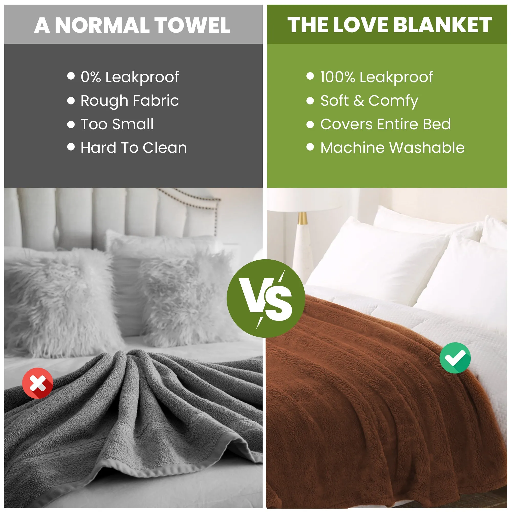 Intimacy Blanket - Waterproof Adult Blanket - Buy 1 Get 1 Free