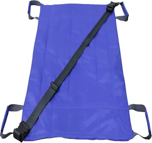 IOCCIOBB Multipurpose 105 X 72Cm Positioning Bed Pad with Reinforced Handles and Shoulder Strap - Reusable & Washable Patient Sheet for Turning, Lifting & Repositioning