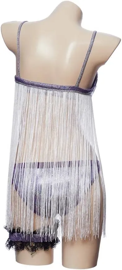 iSHOWcos Alice Ayres Closer Movie Stripper Cosplay Costume Women Tassel Sexy Dress Closer Natalie Portman Costume