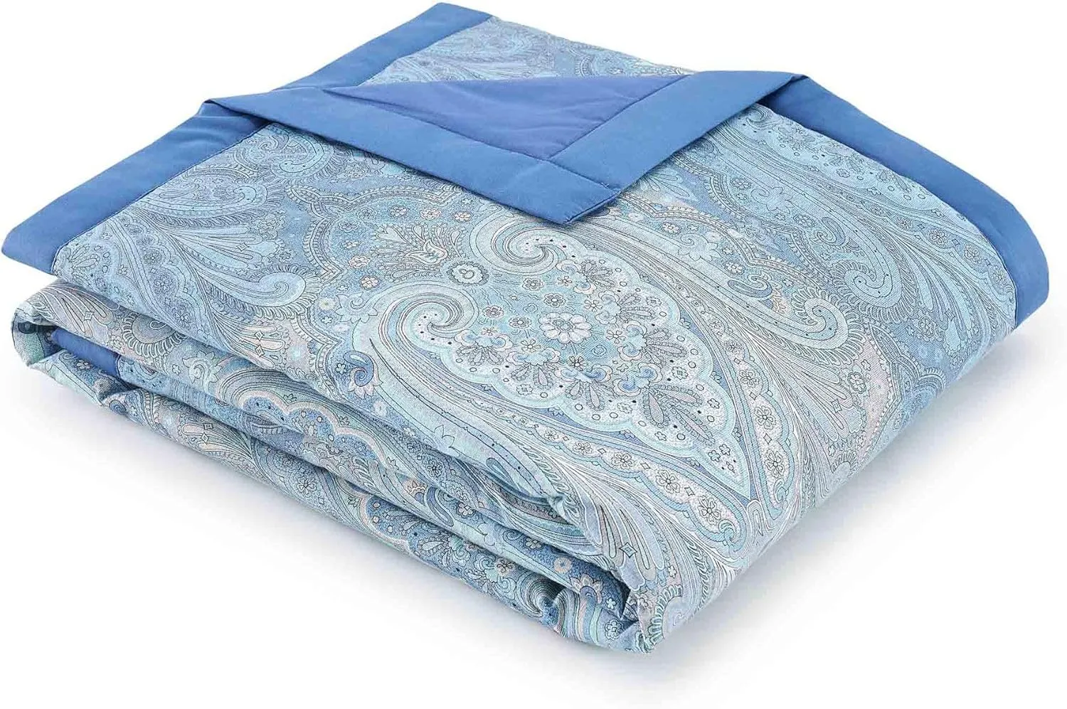 ISOVABELLA 9330113 Plaid 100% Cotton Azzurro C1 135 x 190 cm