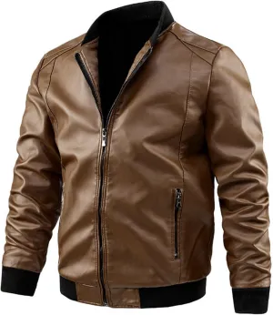 Jackets for Men Stand Leather Collar Cool Long Autumn Men Winter Jacket Vintage Men's Coats Jackets Cosplay Men