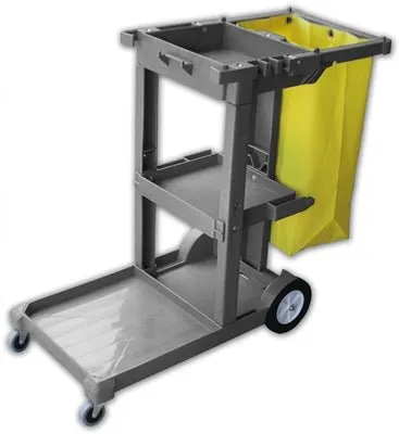 Janitor Cart Black