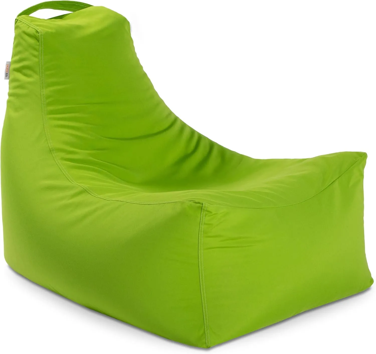 Jaxx Juniper Outdoor Bean Bag Patio Chair & Poolside Lounge, Black & White Striped