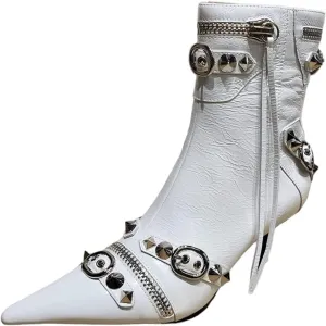 Jeffrey Campbell ALT-Rock Boots Black Silver