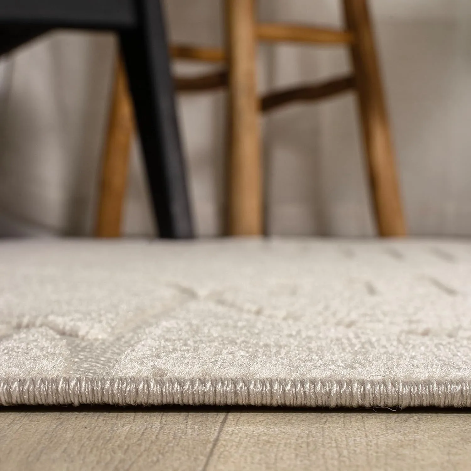 JONATHAN Y SCN104B-28 Nordby High-Low Geometric Arch Scandi Striped Indoor/Outdoor Runner Rug, Modern, Contemporary, Geometric, Bohemian,Bedroom,Kitchen,Living Room,Non Shedding, Ivory/Cream,2' x 8'