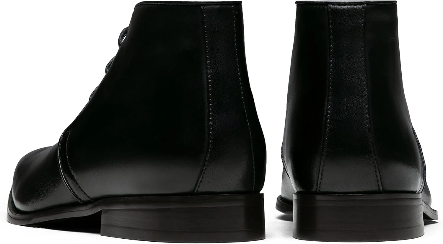 Jousen Leather Boots for Men Dress Classic Mens Boots Polish Retro Ankle Chukka Boots Mens
