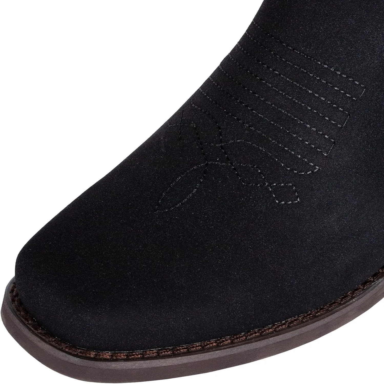 J's.o.l.e Western Cowboy Boots for Men Square Toe Stylish Ankle Chelsea Boots