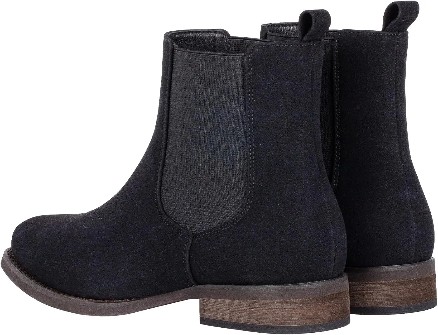 J's.o.l.e Western Cowboy Boots for Men Square Toe Stylish Ankle Chelsea Boots