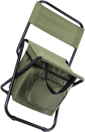 KESYOO Chair Collapsible Camping Chair Backpack Cooler 3-in-1 Portable Storage Bag