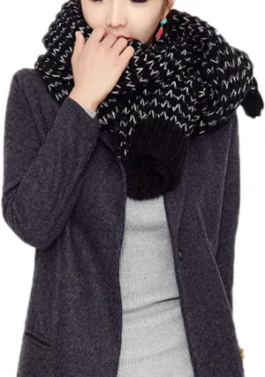 KESYOO Shawl Womens Warm Socks While Scarf Womens Socks Scarf for Men Cozy Scarf for Women Neck Scarf Scarves for Women Christmas Sock Stuffing Mohair Warm Scarf Accessories Winter Men's