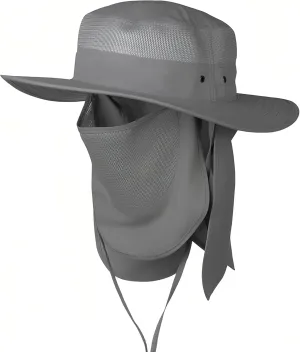 Keya Boonie Hat Sun Protection, Wide Brim with Face Cover & Neck Flap, Packable Bucket Sun Hat, Fishing Hats