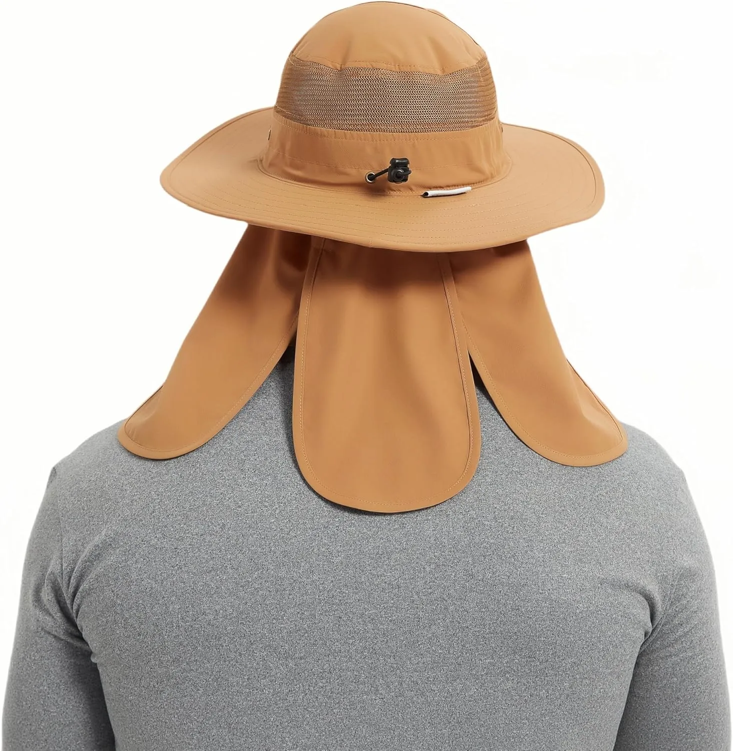 Keya Boonie Hat Sun Protection, Wide Brim with Face Cover & Neck Flap, Packable Bucket Sun Hat, Fishing Hats