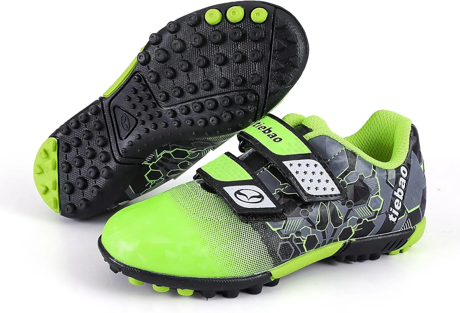 Kids TF Soccer Cleats Indoor Toddler Turf Soccer Shoes Little Boys Girls