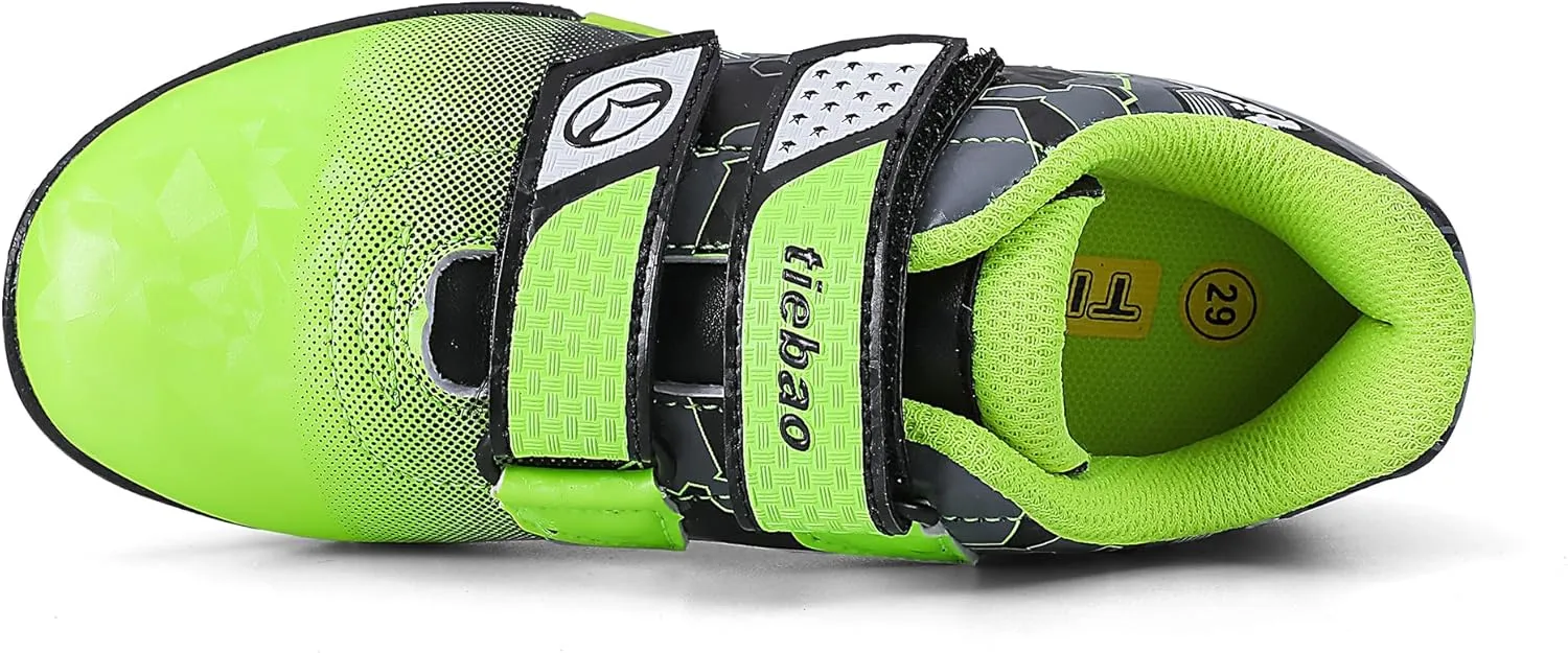 Kids TF Soccer Cleats Indoor Toddler Turf Soccer Shoes Little Boys Girls