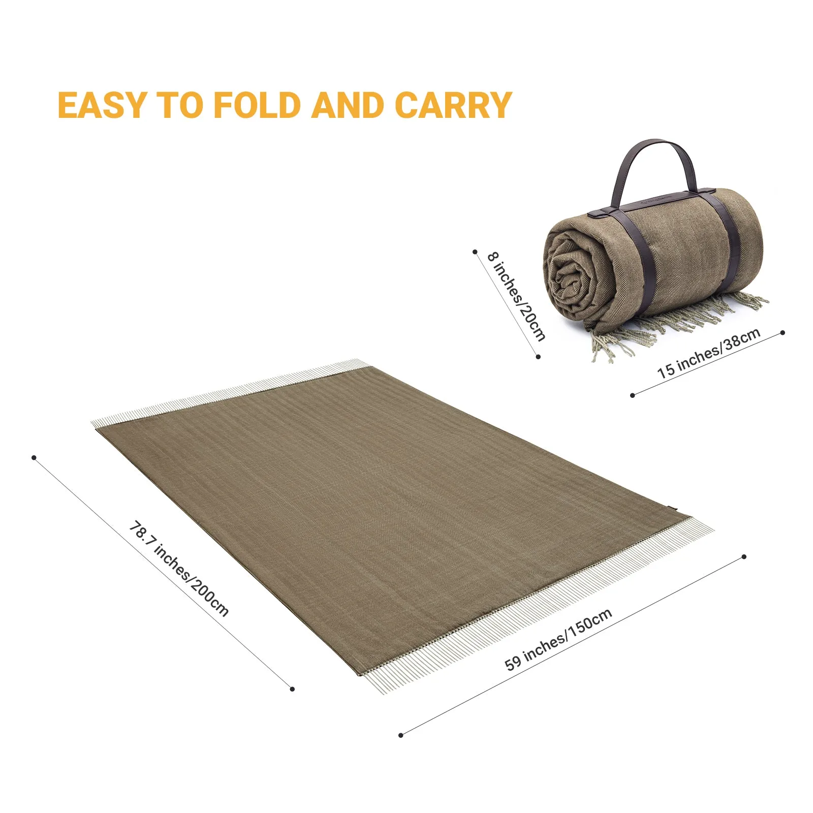 KingCamp Multi-Purpose Waterproof Beach & Camping Blanket