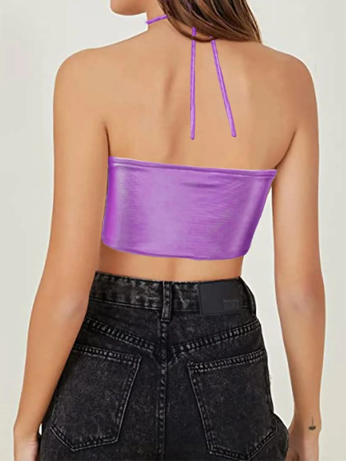 krtwrnt Women‘s Festival Outfits Rave Crop Top