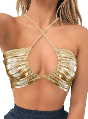 krtwrnt Women‘s Festival Outfits Rave Crop Top