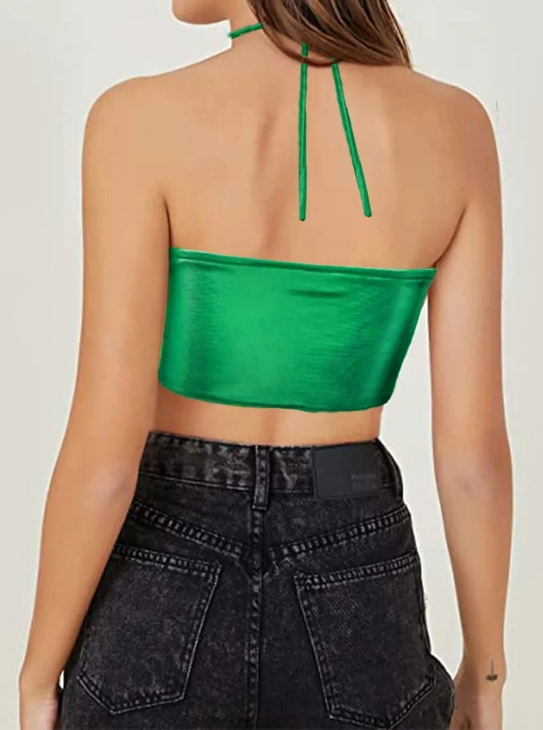 krtwrnt Women‘s Festival Outfits Rave Crop Top