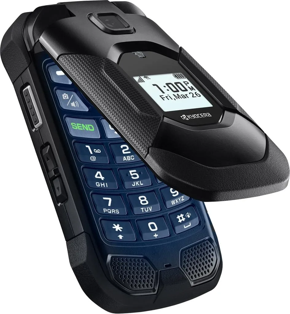 KYOCERA DuraXA Equip E4831 | Unlocked | 2/16GB | (Camera) | Waterproof, Drop Proof, and HazLoc Certified | Rugged Flip Phone