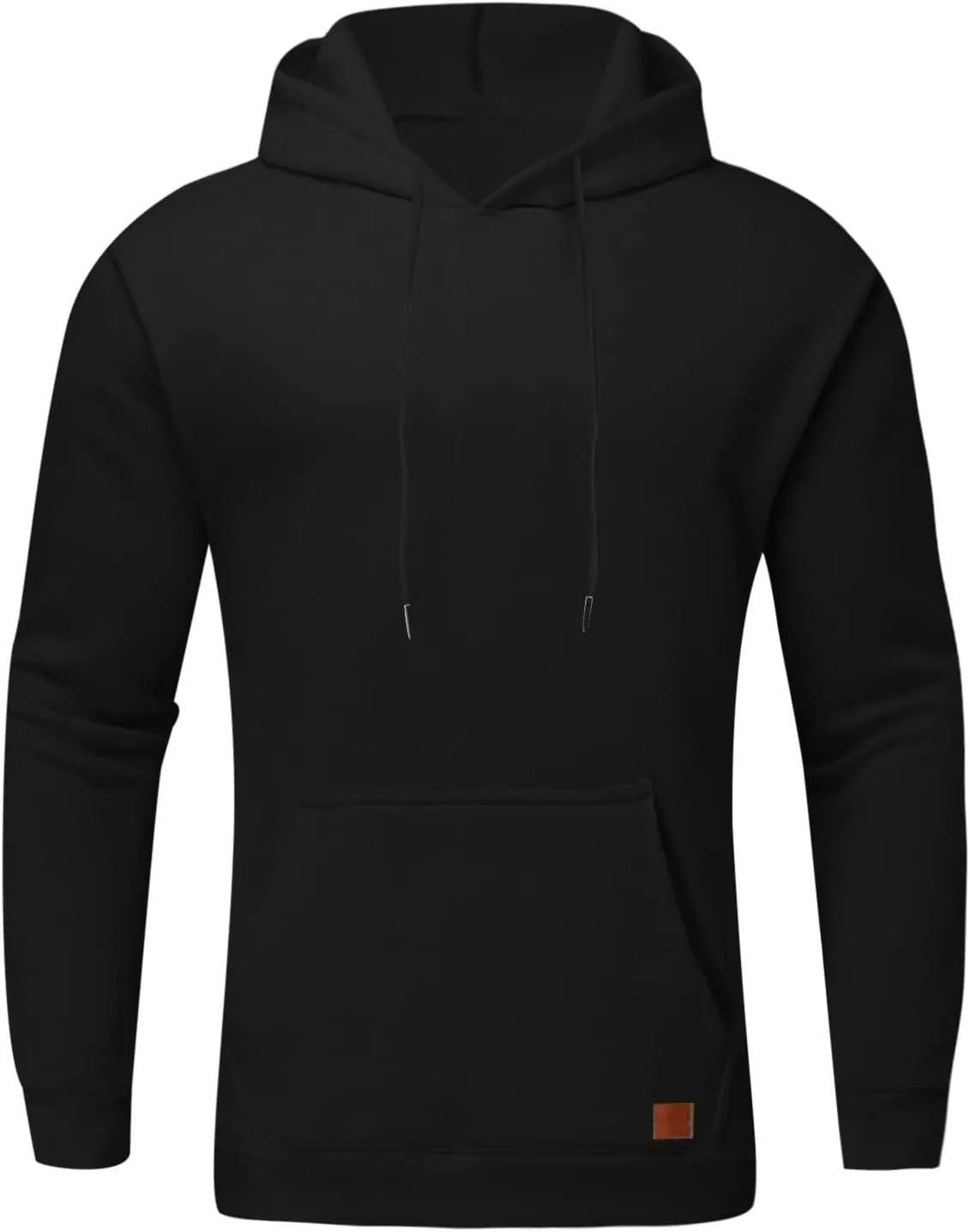 LCMTWX Mens Hoodies Pullover Casual Loose Solid Hooded Sweater Top Graphic Solid Color Sweatshirt Solid Color