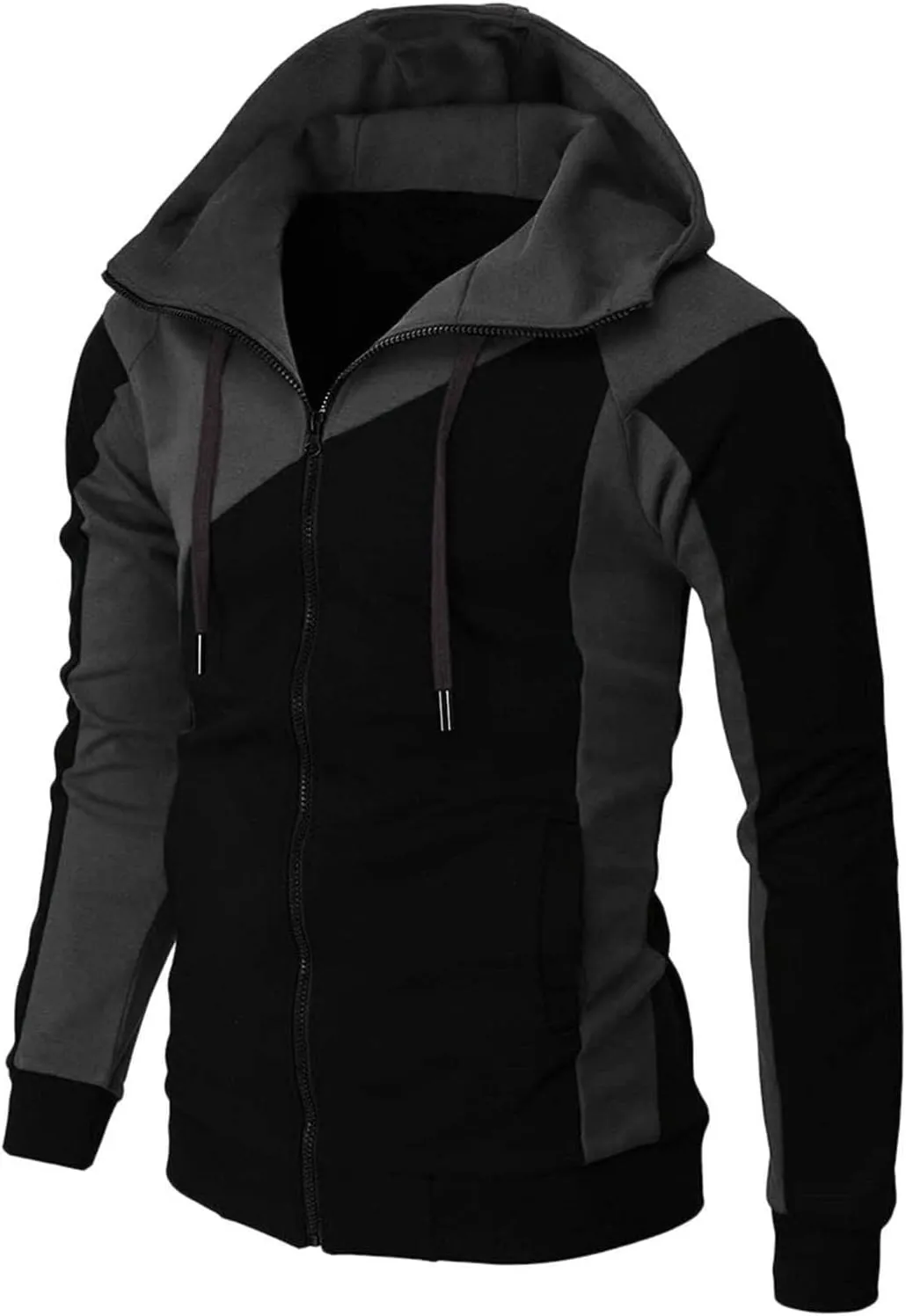 LCMTWX Mens Hoodies Pullover Casual Loose Solid Hooded Sweater Top Graphic Solid Color Sweatshirt Solid Color