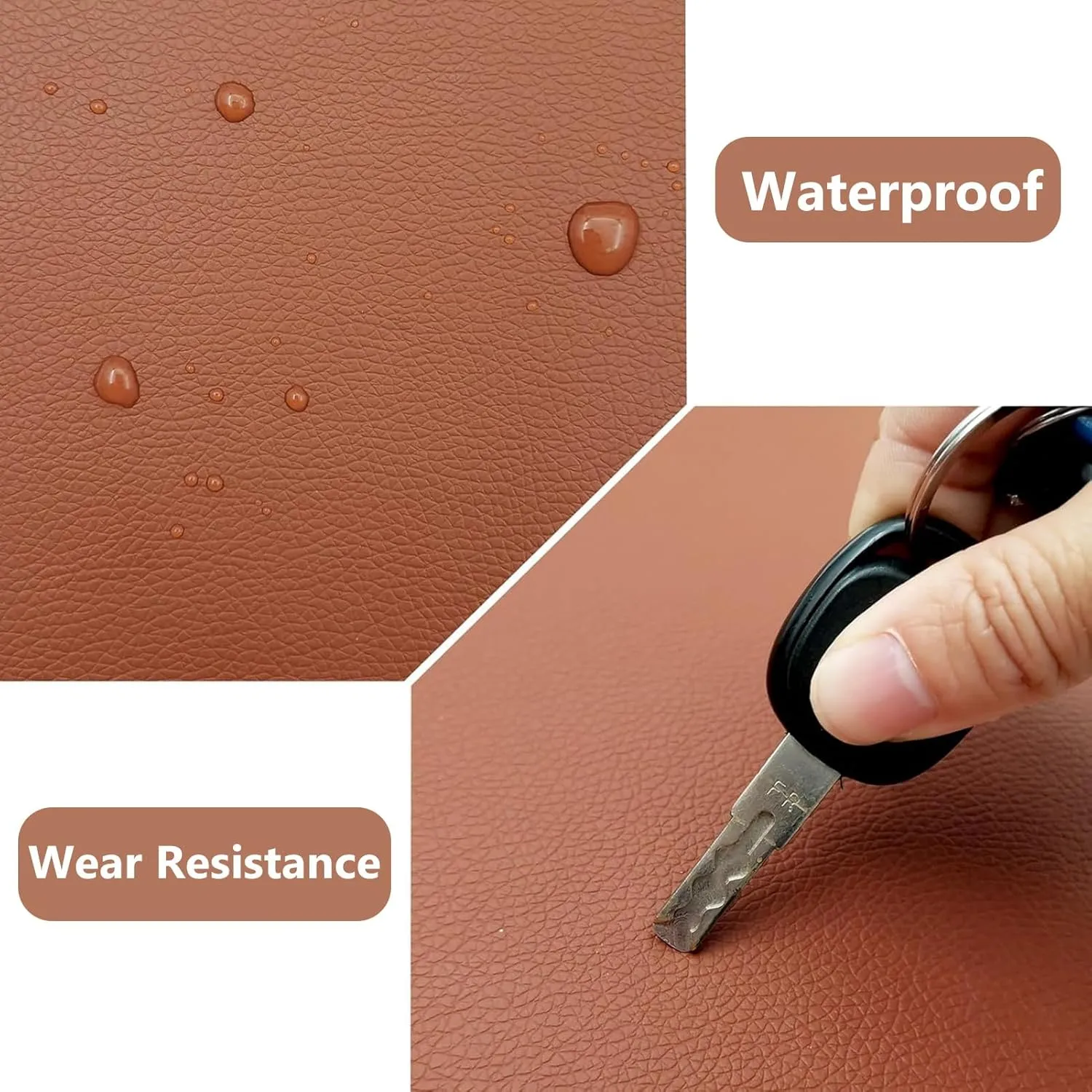 Leather Repair Patch Self Adhesive Kit for Furniture Leather Repair Tape for Car Seat Couch Chair Handbag Recliner53.9in(Orange,19.6x53.9in)