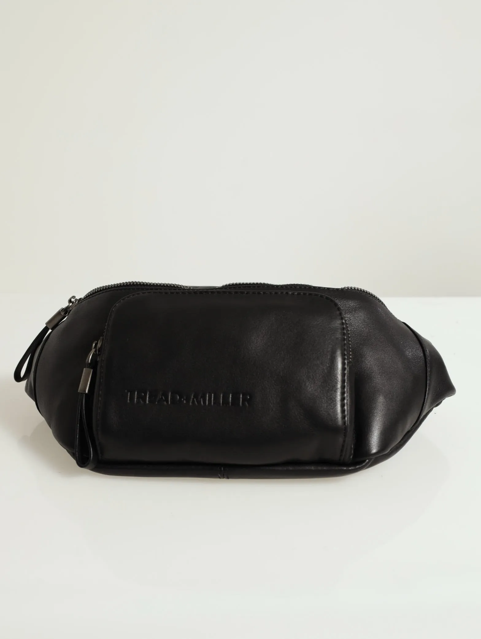 Leather Waist Pack - Black