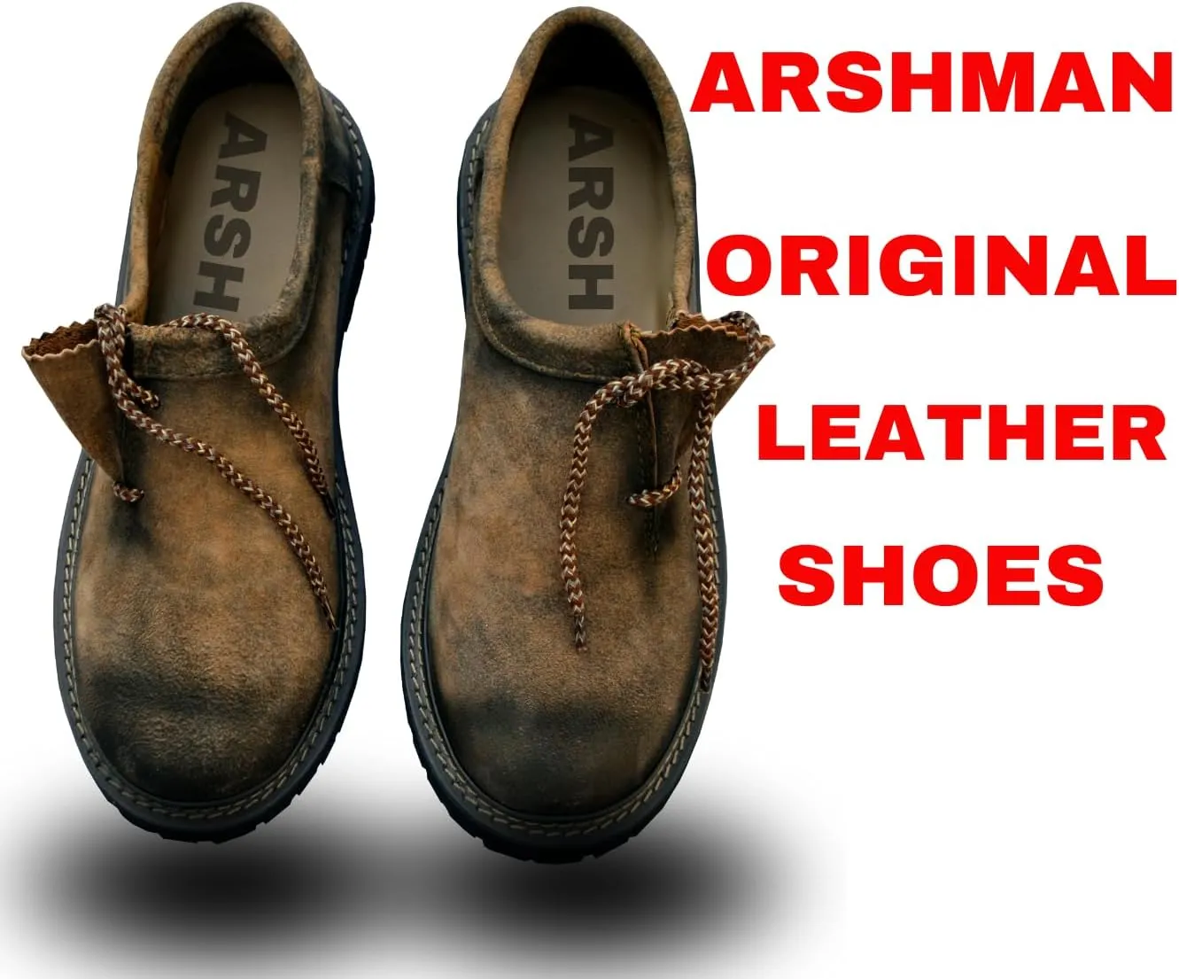 Lederhosen Men's Bavarian Authentic German Shoes for Outfit Trachten Real Leather Western Traditional Oktoberfest