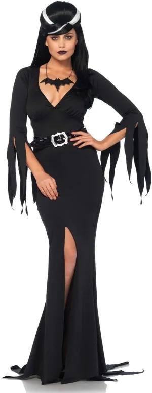 Leg Avenue womens 3 Pc Immortal Mistress Costume With Dress, Belt, Necklace