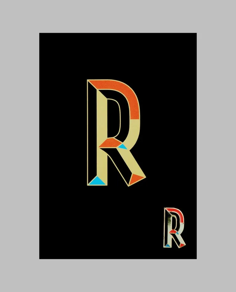 Letter "R" Pin