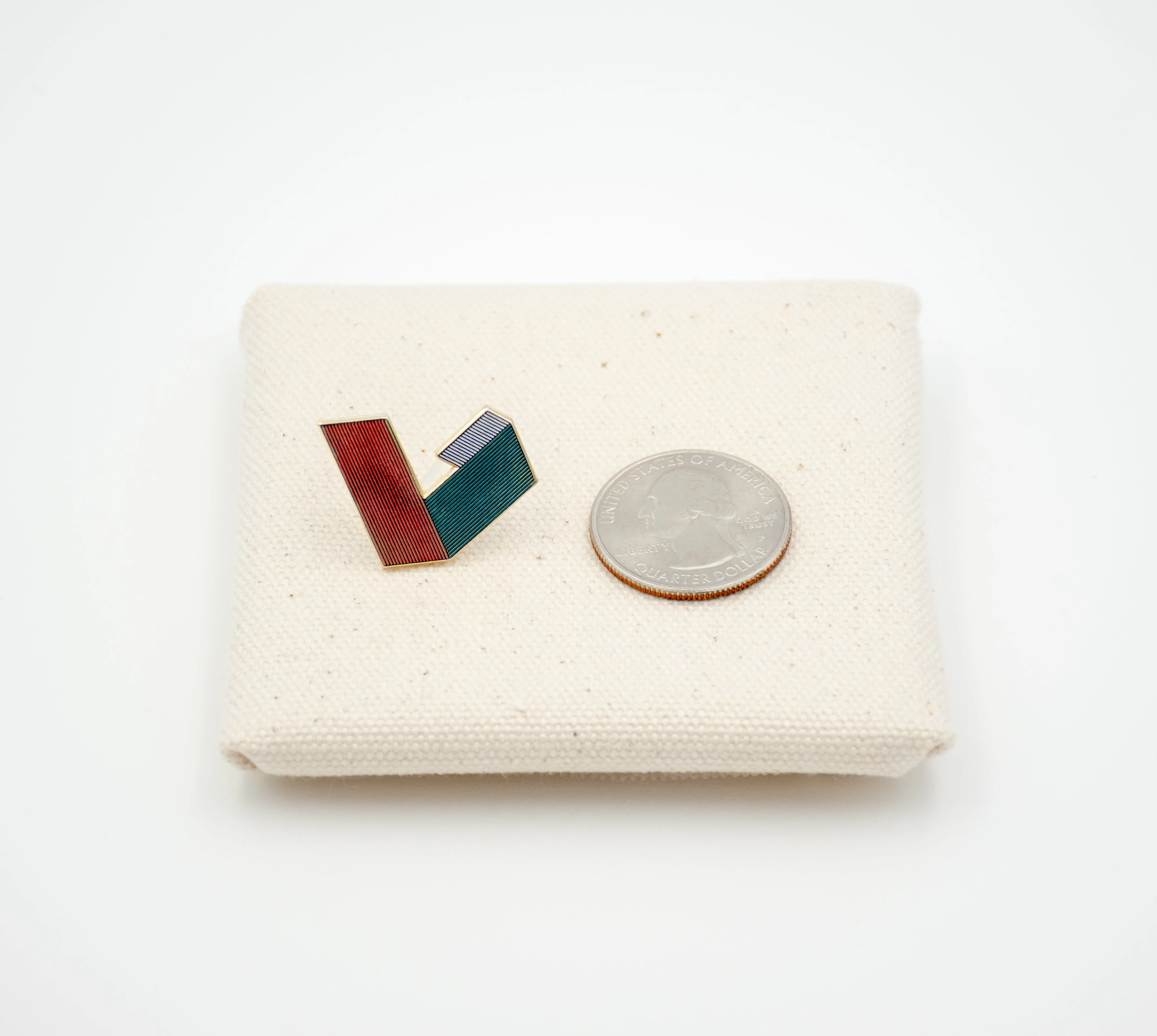 Letter "V" Pin