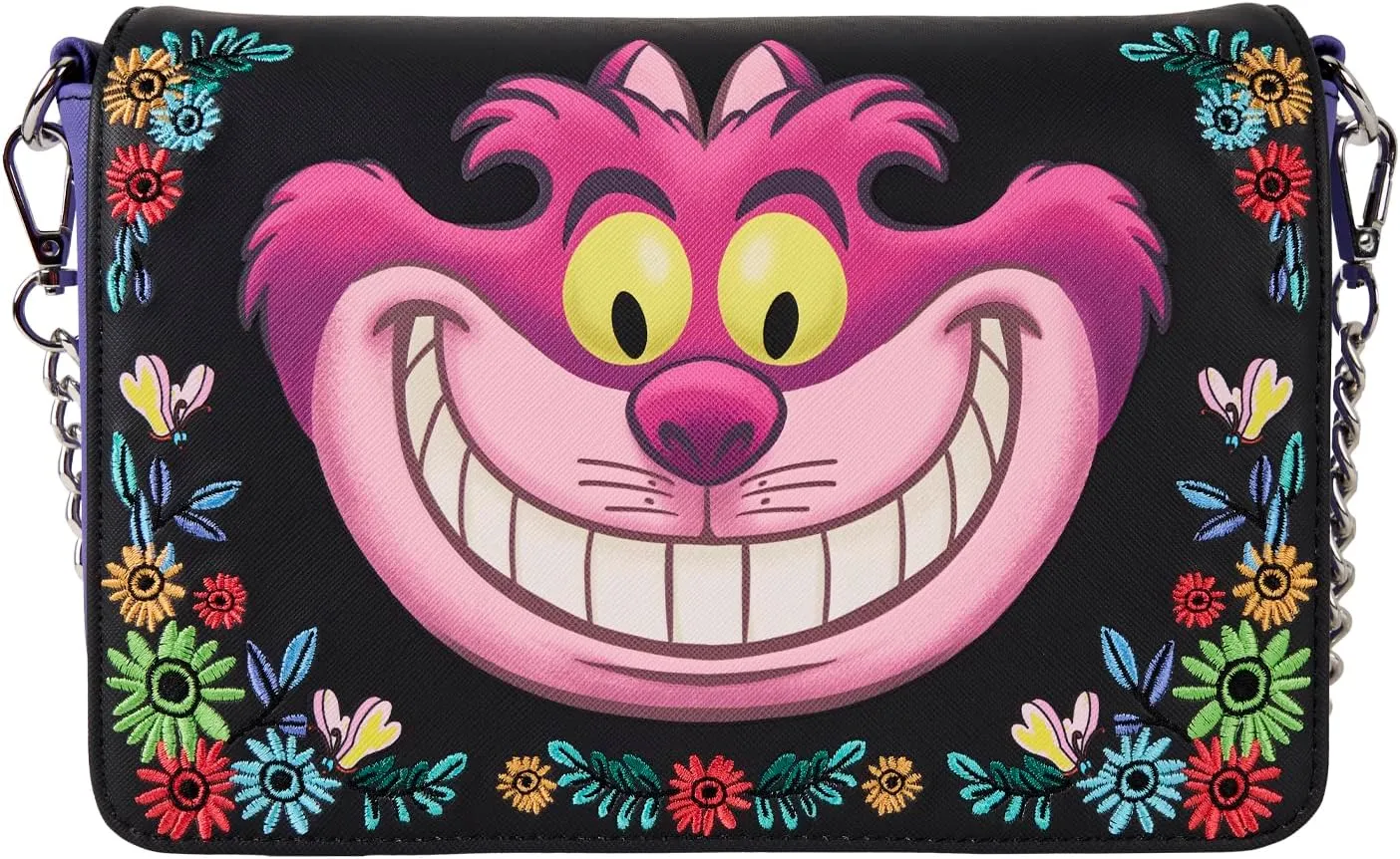 Loungefly Disney Alice in Wonderland Cheshire Cat Crossbody Bag