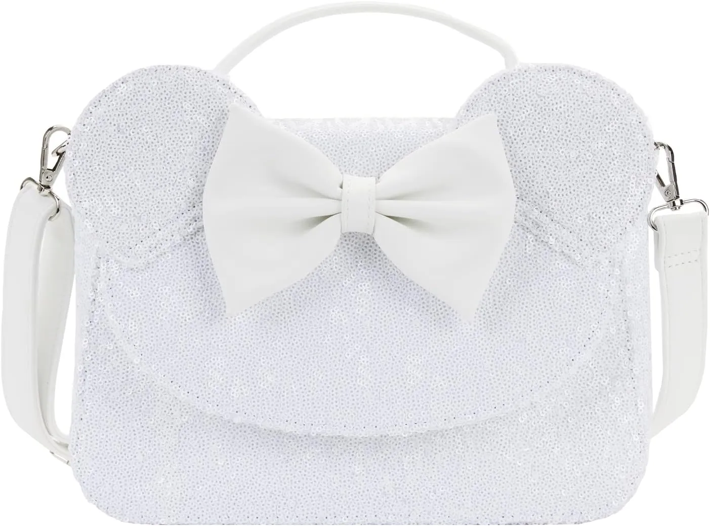 Loungefly DISNEY MINNIE SEQUIN WEDDING CROSS BODY BAG