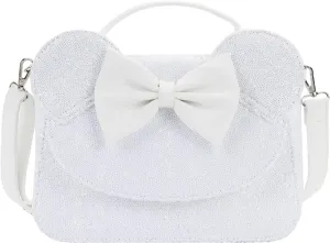 Loungefly DISNEY MINNIE SEQUIN WEDDING CROSS BODY BAG