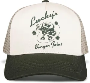 Lucky Brand Trucker Hat | Snapback | Adjustable | Mesh Back | Retro | Baseball Cap | Golf | Fishing | American Heritage