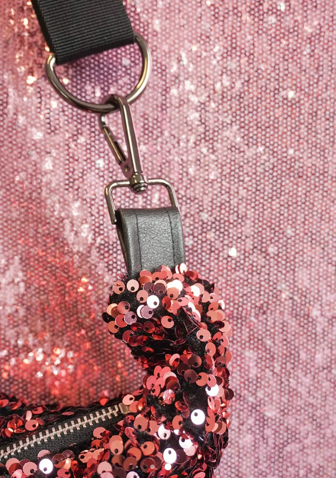 Luxury Sequin Oversize Cross Body Bag
