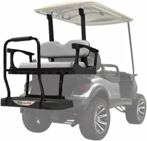 MADJAX Genesis 250 Steel Golf Cart Rear Flip Seat Kit Compatible with Yamaha Drive2 | Fits 2017-Up Models