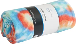Mainstays Fleece Throw Tiedye 50' X 60"