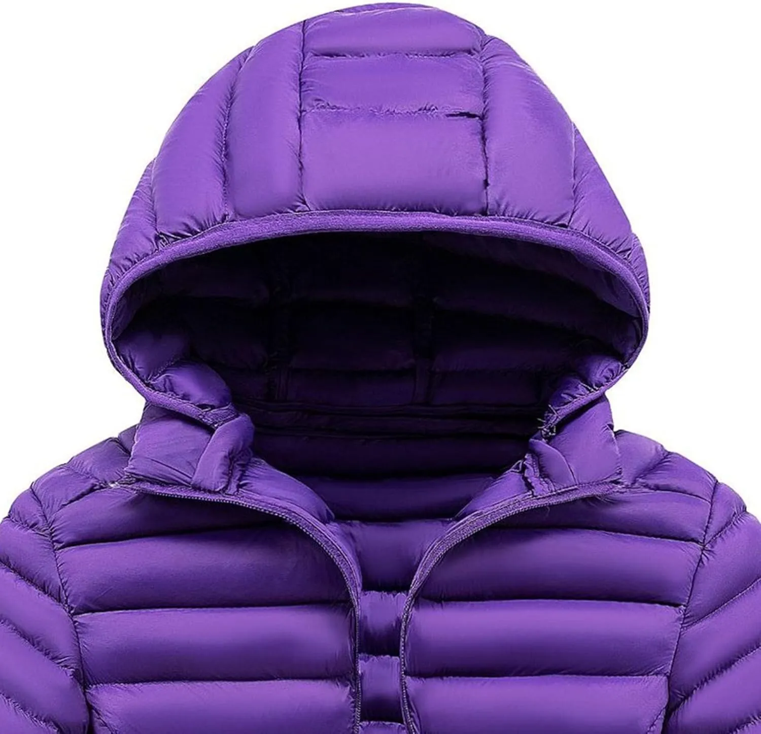 Maiyifu-GJ Men's Hooded Warm Winter Jackets Waterproof Snow Ski Full Zipper Coats Puffer Outwears With Removable Hood