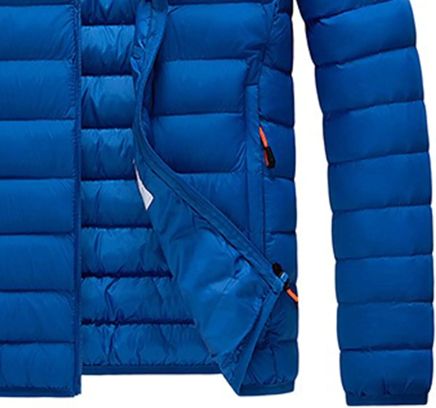 Maiyifu-GJ Men's Hooded Warm Winter Jackets Waterproof Snow Ski Full Zipper Coats Puffer Outwears With Removable Hood