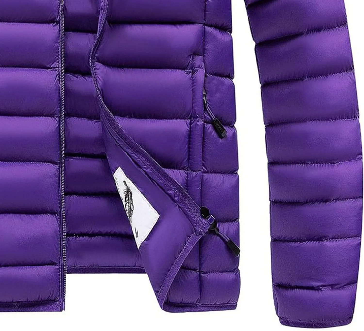 Maiyifu-GJ Men's Hooded Warm Winter Jackets Waterproof Snow Ski Full Zipper Coats Puffer Outwears With Removable Hood