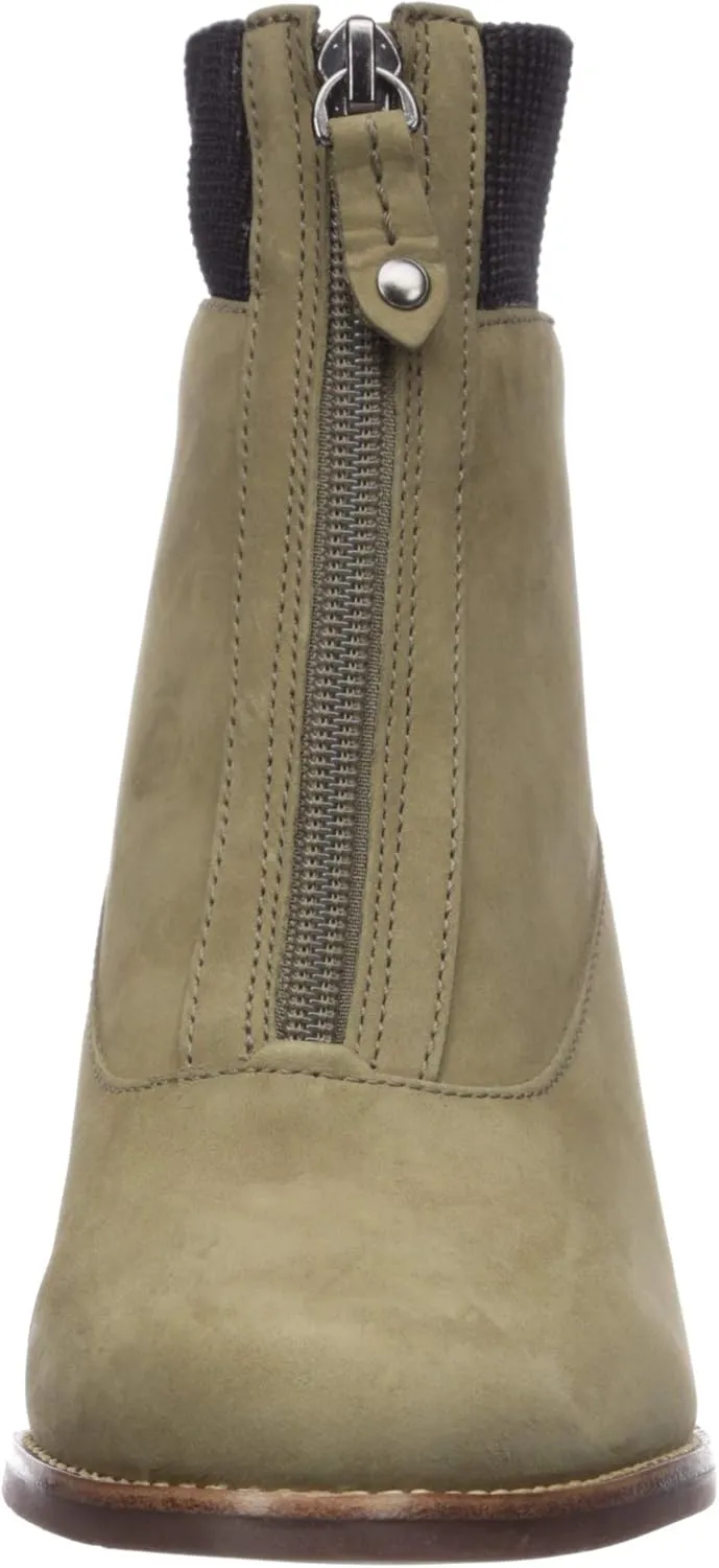 Marc Joseph New York Women's Leather Luxury Ankle Boot with Elastic Detail