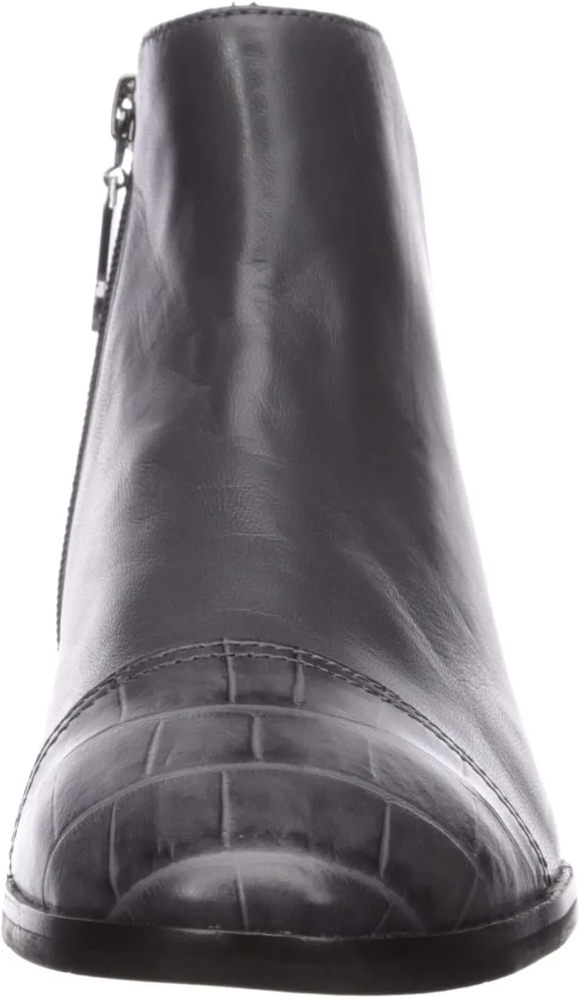 Marc Joseph New York Women's Leather Made in Brazil Ankle Zip Up Bootie Boot