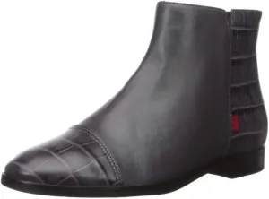 Marc Joseph New York Women's Leather Made in Brazil Ankle Zip Up Bootie Boot