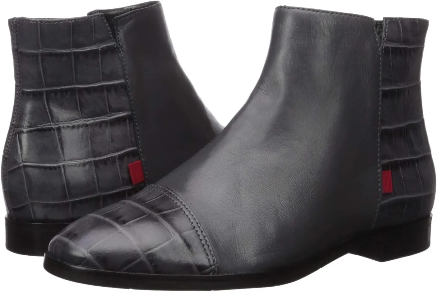Marc Joseph New York Women's Leather Made in Brazil Ankle Zip Up Bootie Boot