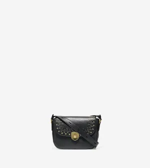 Marli Studded Mini Saddle Bag