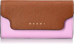 Marni PCMO0017U1LV520Z565N Key Case, Women's, MOCA/PINK CANDY/SHELL