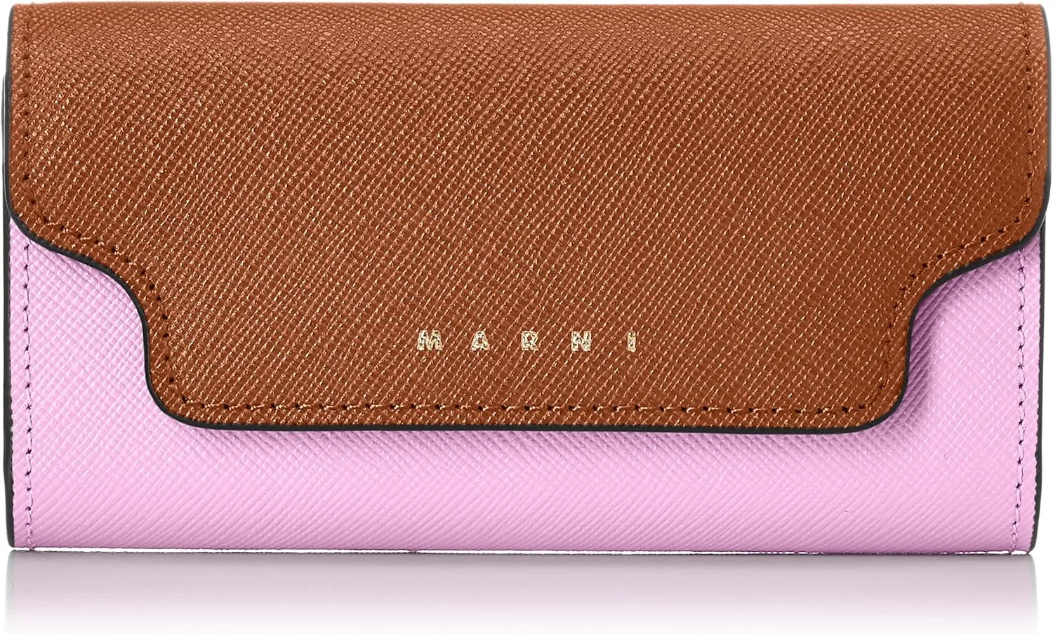 Marni PCMO0017U1LV520Z565N Key Case, Women's, MOCA/PINK CANDY/SHELL