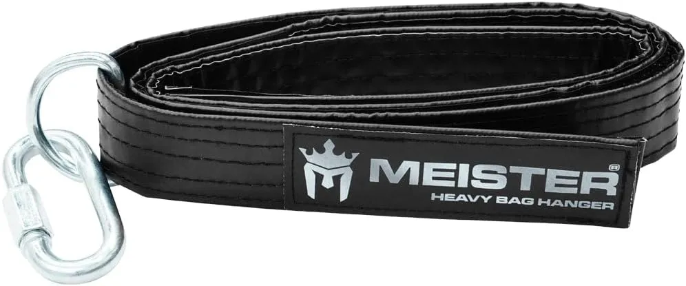 Meister Heavy Bag Hanger Strap Mount for Boxing & MMA Punching Bags - Black